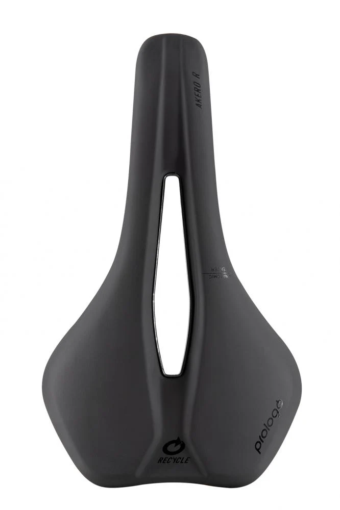 Prologo Akero R PAS Fahrradsattel 150 mm Schwarz - Ergonomischer Komfort für Road und Allroad