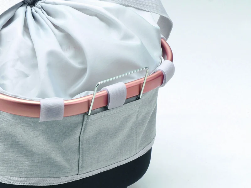 KLICKfix Carrybag GT für Racktime Gepäckträgertasche twist sky rose 24 L