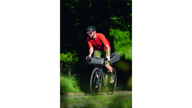 KLICKfix Bikepack X Waterproof Satteltasche grau 8 - 10 L