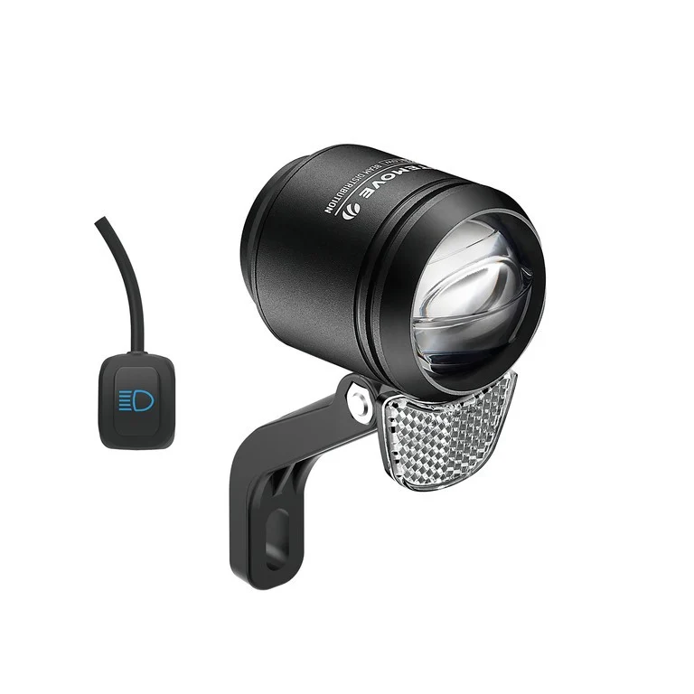 Litemove Scheinwerfer AE-200 für Speed Pedelecs für Gabelbefestigung schwarz