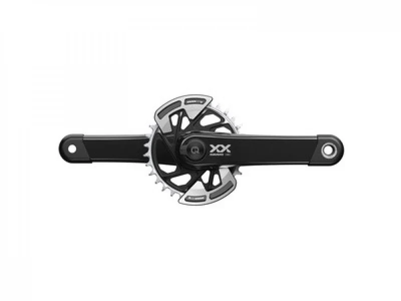 SRAM Kurbelgarnitur Quarq XX Eagle T-Type AXS 165 mm - präzise Leistungsmessung am MTB
