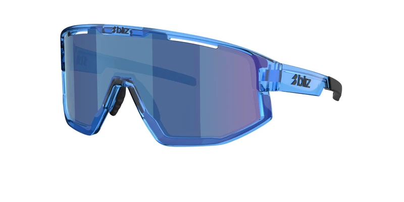 Bliz Fusion Sonnenbrille/Transparentes Blau/Rauchglas/Mehrfarbiges Blau