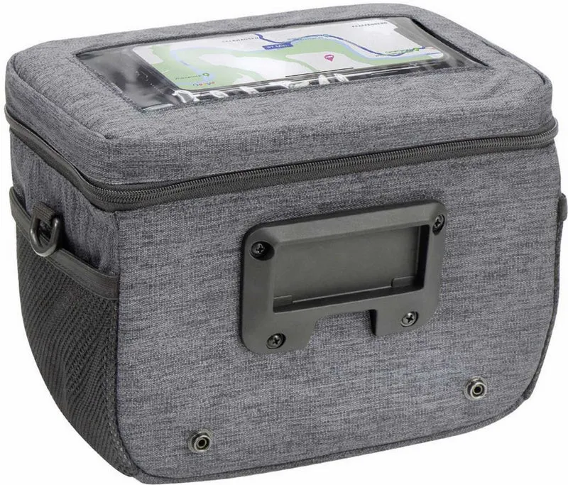 KLICKfix Aventour City Lenkertasche grau