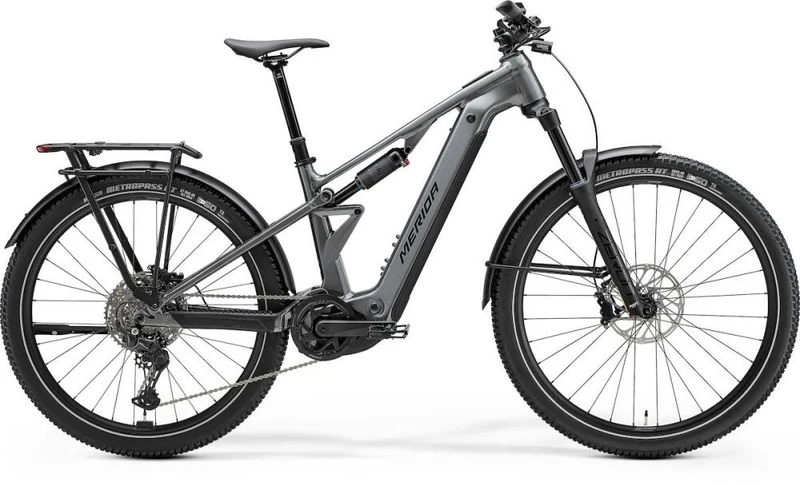 MERIDA ETMO 500 EQ E-SUV Fully L, gunmetal grey black, Bosch PX 90 Nm, 600 Wh Akku, 140 mm Federweg