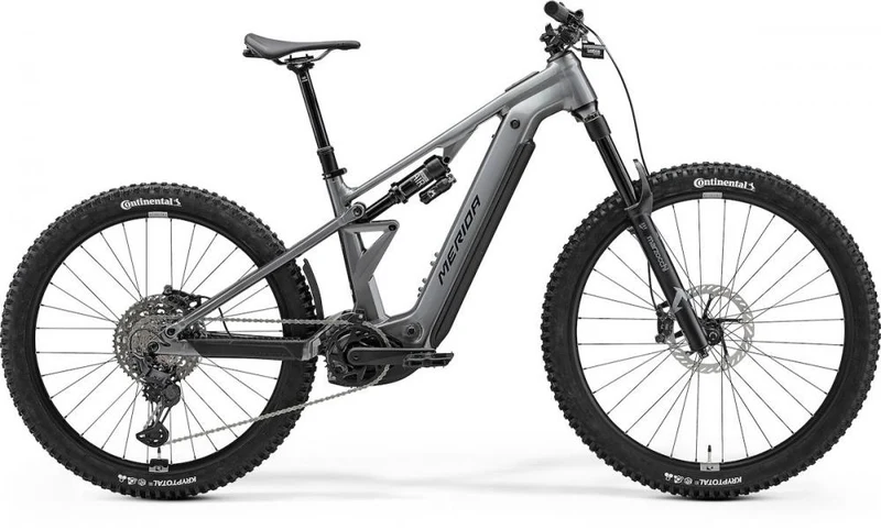 Merida ETMO 800 E-Mountainbike Fully - Größe S - gunmetal grey-black - 800 Wh - Bosch Performance Line CX 100 Nm - 160 Millimeter Federweg