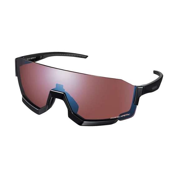 Sonnenbrille Shimano CE-ARLT2 Aerolite Ridescape Hoher Kontrast Schwarz