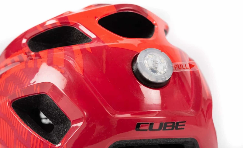 Cube Helm ANT red splash