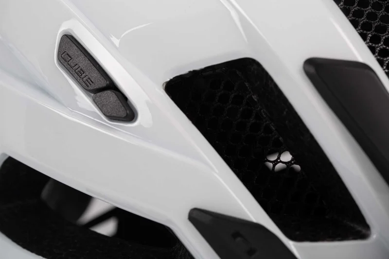 Cube Helm STEEP glossy white
