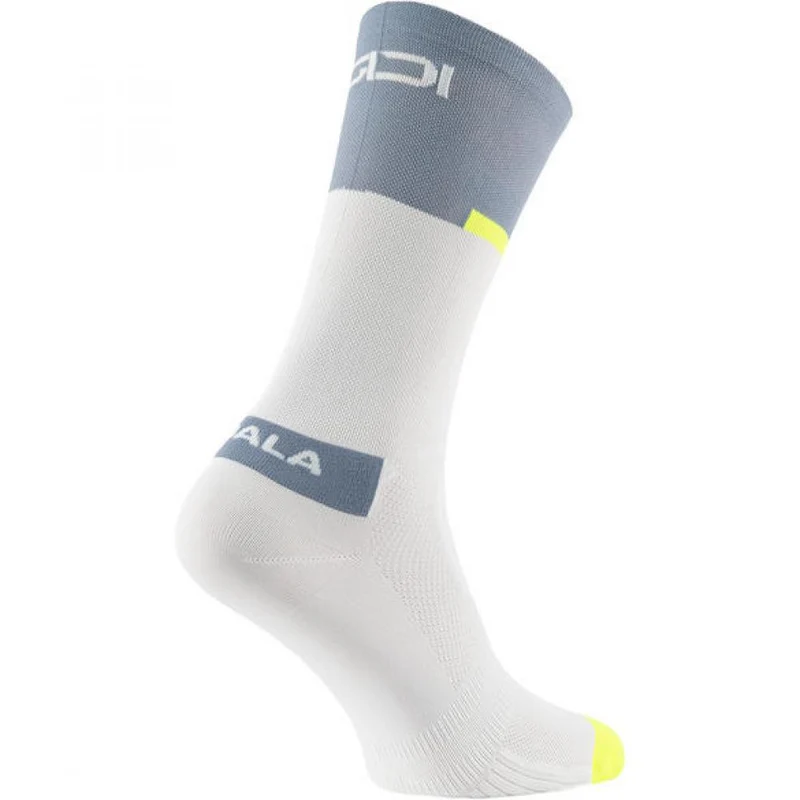 Sidi Socken NEO white grey 40-43 Weiß/Grau - atmungsaktive Radsocken der aktuellen Generation