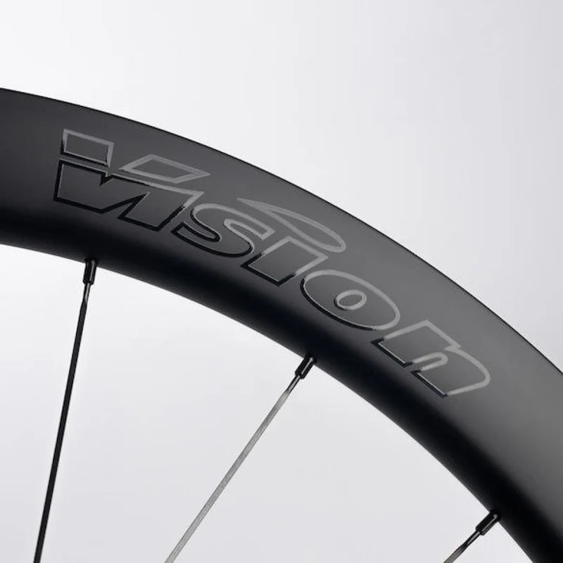 Vision Laufradsatz SC 48 i25 Disc 622x25x48 mm Schwarz - aero-optimierter Carbon-Allrounder