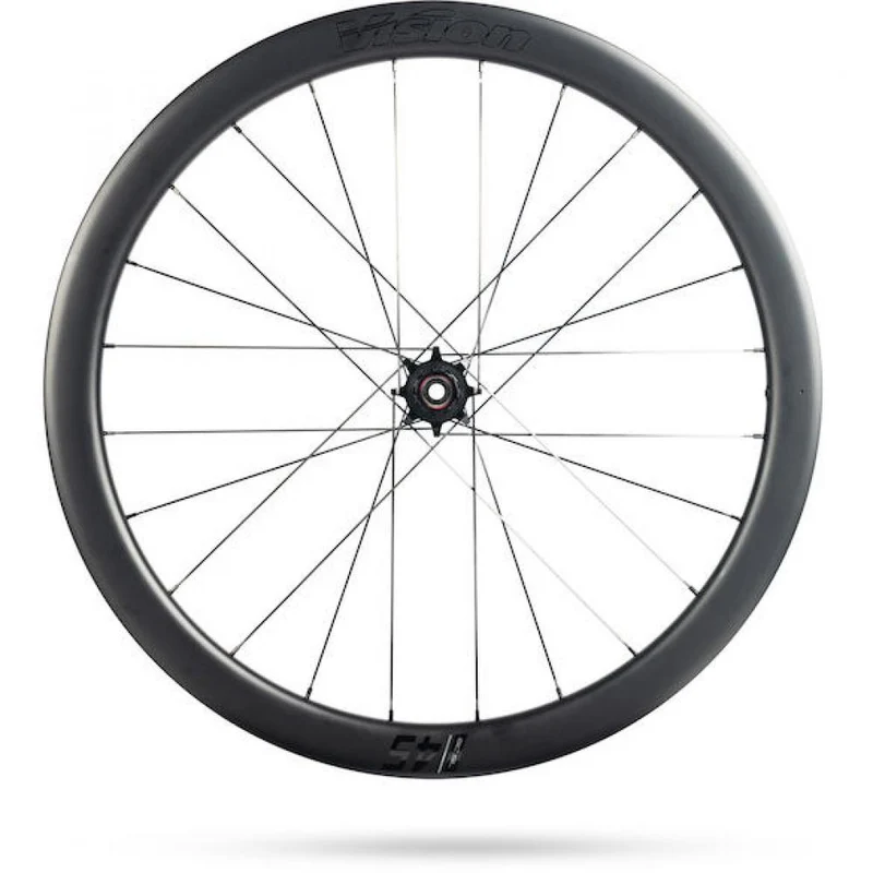 Vision Laufradsatz SC 45 SL Disc 622x23x45 mm Schwarz - leichter Aero-Carbon Laufradsatz