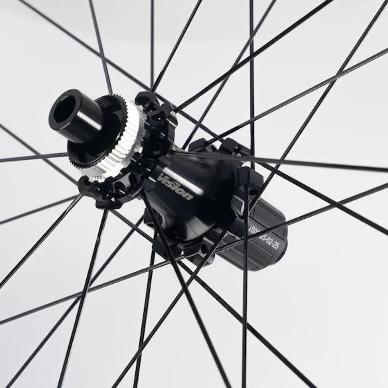 Vision Laufradsatz SC 48 i25 Disc 622x25x48 mm Schwarz - aero-starker Carbon-Allrounder