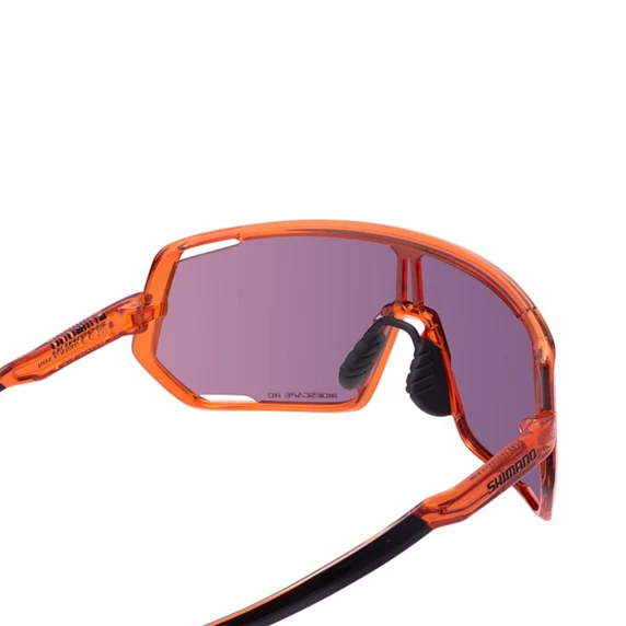 Sonnenbrille Shimano CE-TCNM2 Technium Ridescape Straße Orange Saphir
