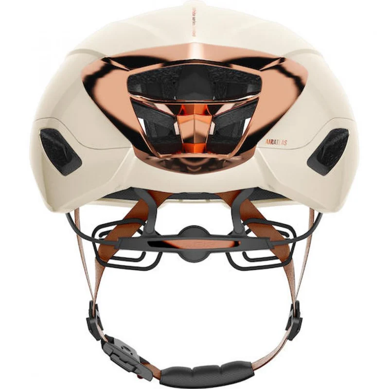 Limar Air Atlas W&B Amber White Bronze M Weiß/Bronze - aerodynamischer Rennradhelm