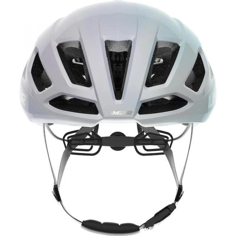 Limar Air Atlas W&B Opal White Silver M Weiß/Silber - aerodynamischer Rennradhelm