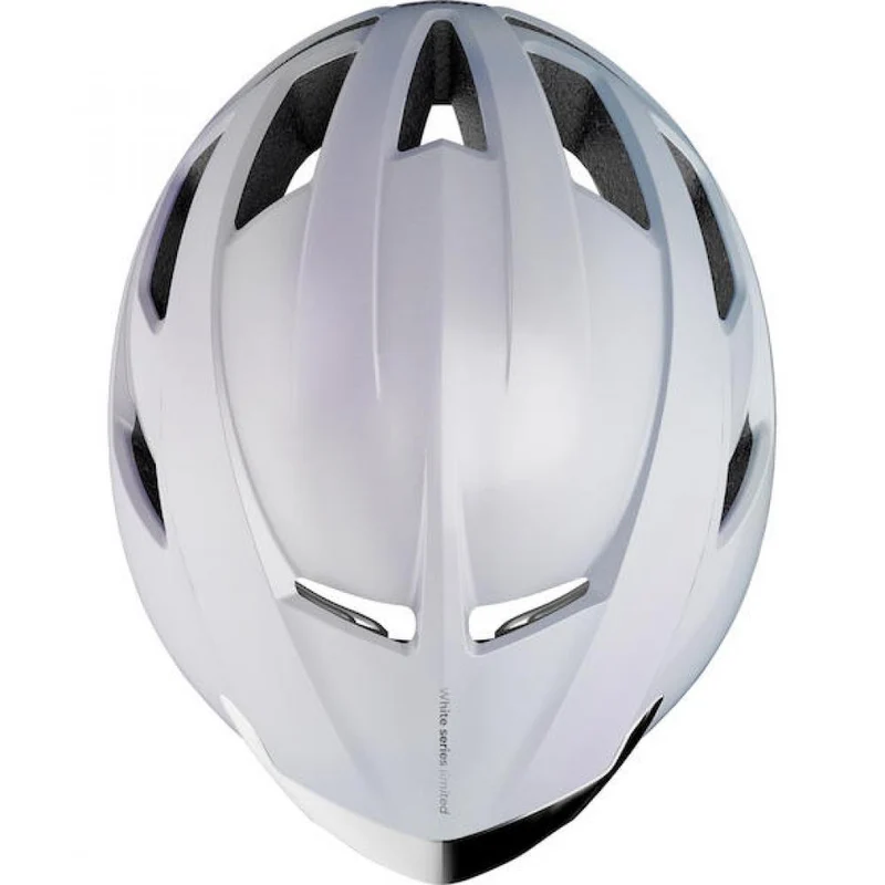 Limar Air Atlas W&B Opal White Silver M Weiß/Silber - aerodynamischer Rennradhelm