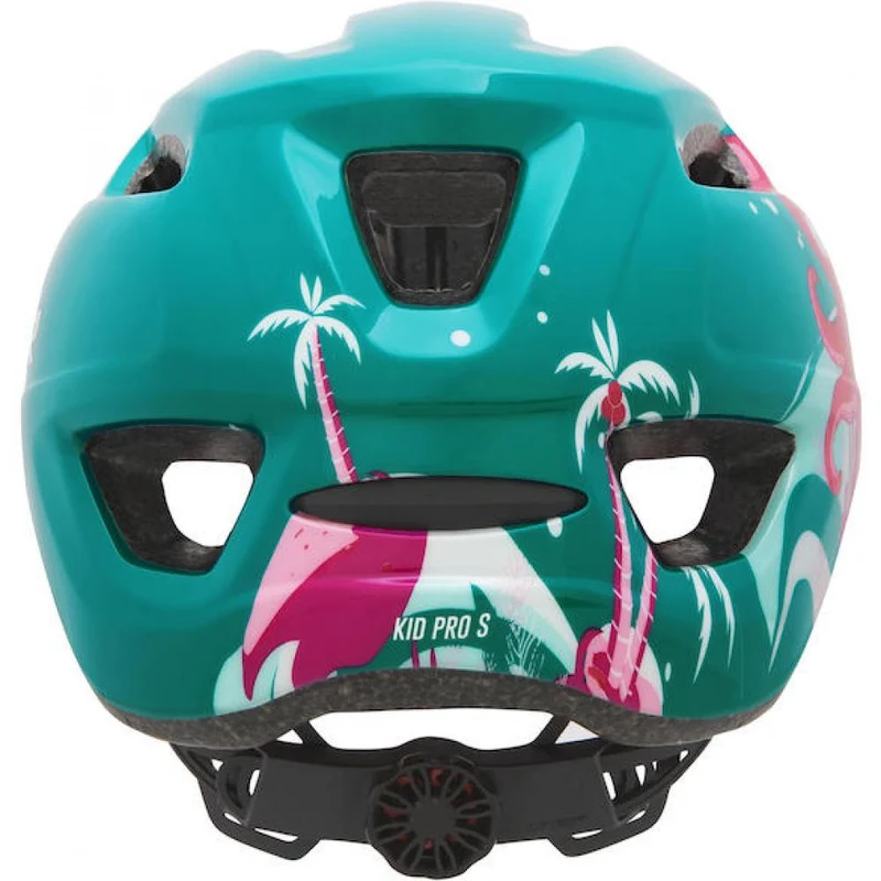 Limar Kid Pro S Octopus S Blau/Grün - superleichter Kinder-Fahrradhelm mit Top-Sicherheit