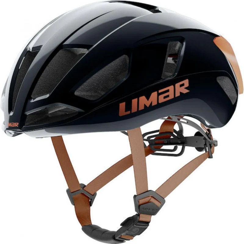 Limar Air Atlas W&B Midnight Black Bronze L Schwarz/Bronze - Aero-Rennradhelm der aktuellen Generation