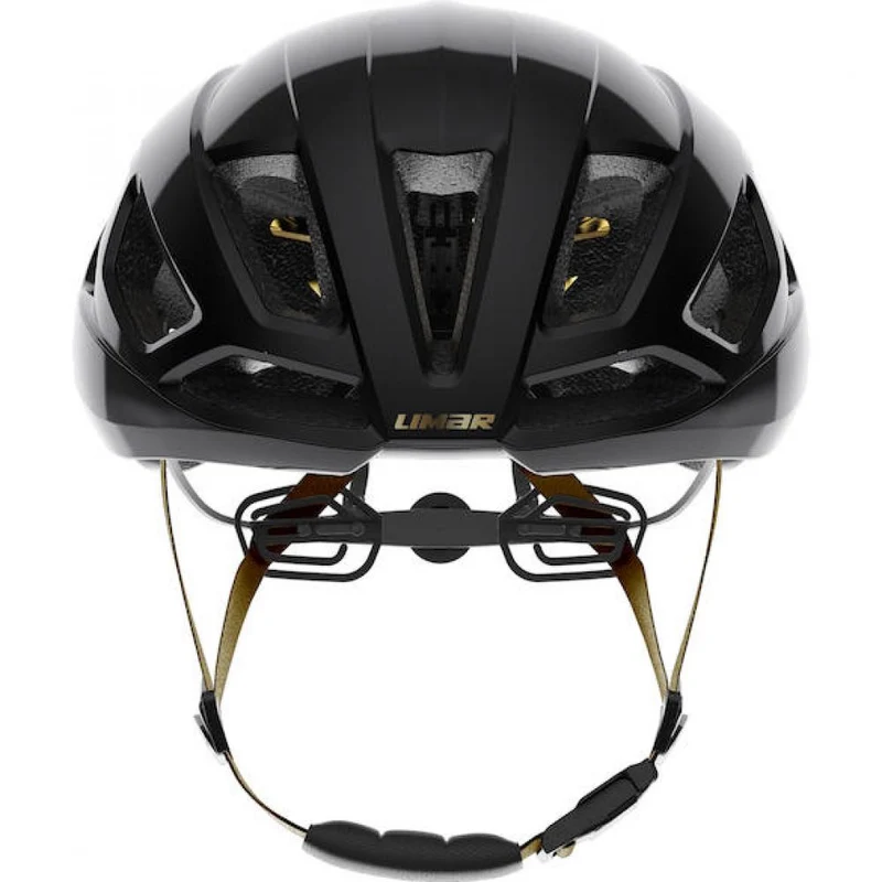 Limar Air Atlas W&B Onix Black Gold L Schwarz/Gold - aerodynamischer Performance-Rennradhelm