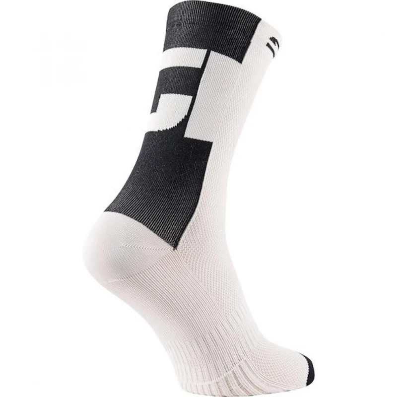 Sidi Socken Confusum white 40-43 Weiß - atmungsaktive Radsocken mit Q-Skin