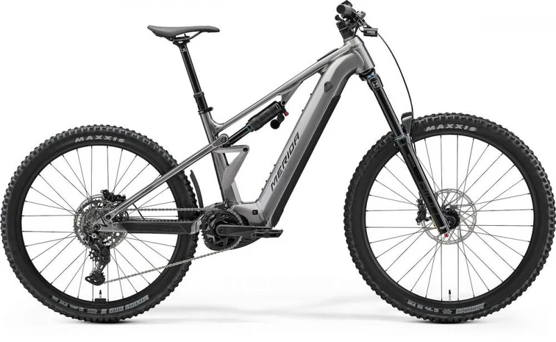 Merida eONE-EIGHTY 400 gunmetal grey(black) M grau - leistungsstarkes E-MTB für Trail & All-Mountain