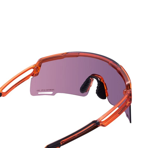 Sonnenbrille Shimano CE-EQNX5 Equinox Ridescape Straße Orange Saphir