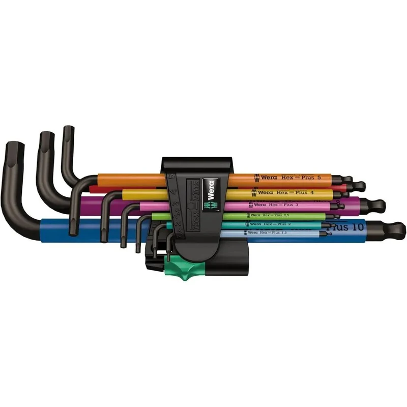 Set Mehrfarbig Wera 950/9 Inbusschlüssel 1 Black Laser