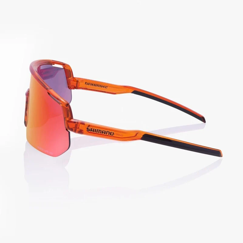SHIMANO BRILLE TECHNIUM 2 L RIDESCAPE RD ORANGE SAPPHIRE L - Performance-Radbrille mit klarer Sicht