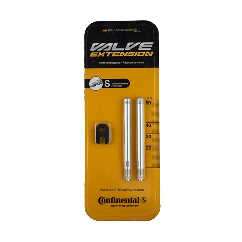Continental Kit Aluminium Continental Valve Extenders 60mm