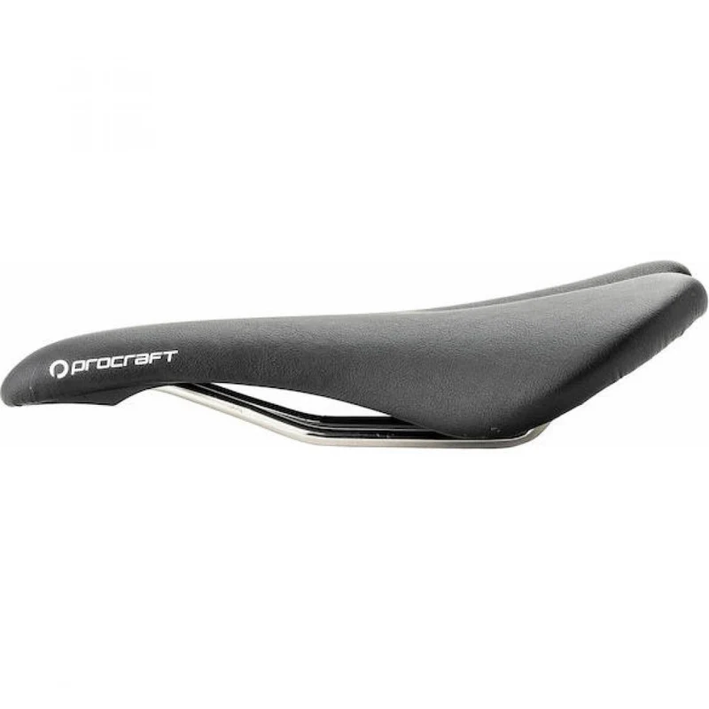 Procraft Sattel Race II Titan Standardgröße Schwarz - leichter Rennradsattel mit Titan-Gestell