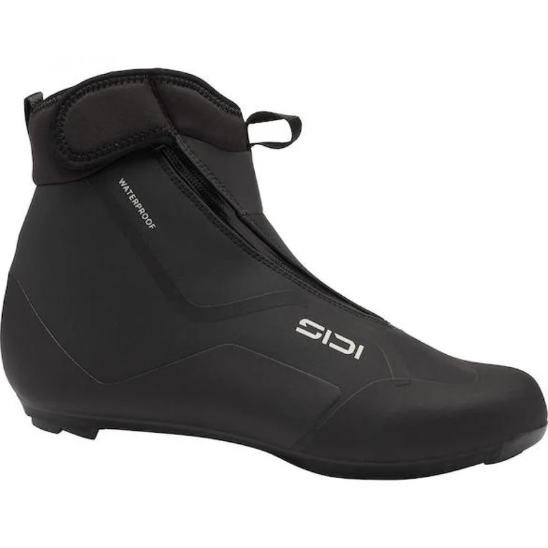 Sidi ROAD NUBES black/black 45 Schwarz - winterfester Rennrad-Schuh mit R2CC-Sohle