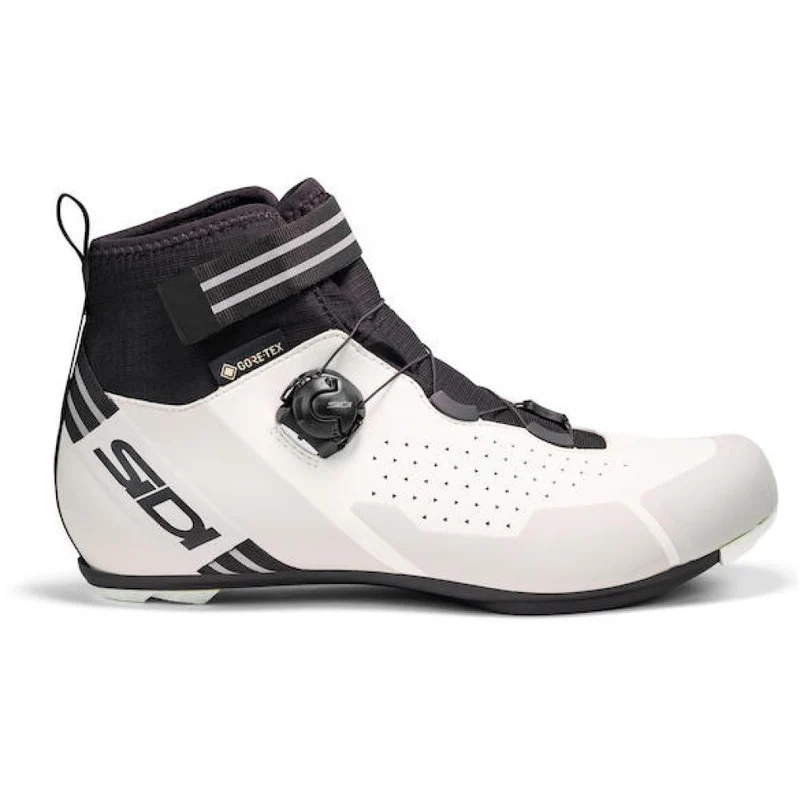 Sidi ROAD NIX white/black 50 Weiß/Schwarz - warmer Rennradschuh mit Gore-Tex