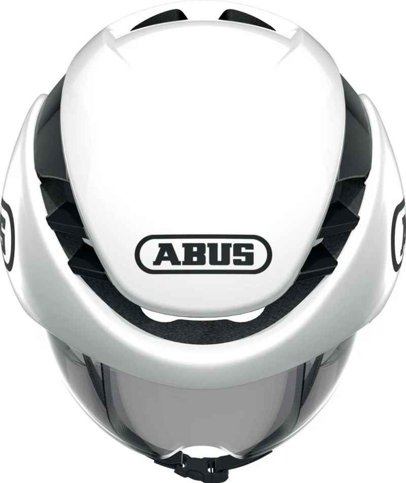 Abus GameChanger TRI Rennrad-Helm shiny white