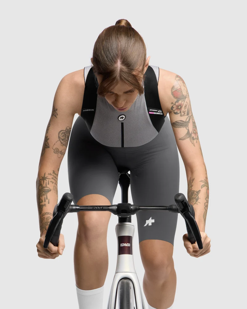 Assos Kurze Radhose Dyora R S11 Long Damen Robust Grey