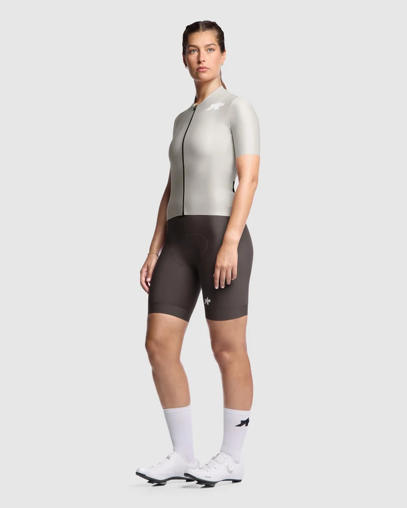 Assos Uma GT S11 Evo Kurzarm Radtrikot Damen Almond Milk