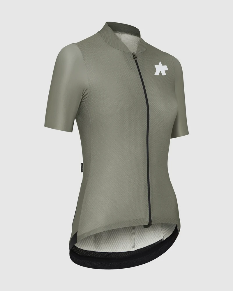 Assos Uma GT S11 Evo Kurzarm Radtrikot Damen Edge Green