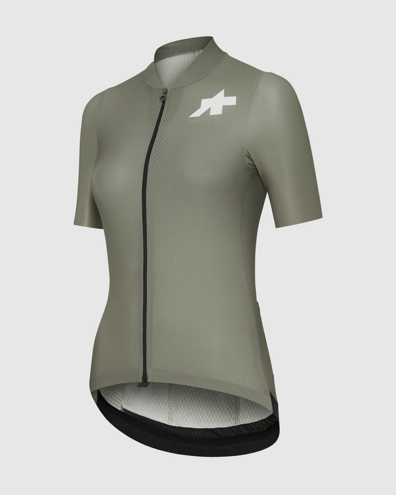 Assos Uma GT S11 Evo Kurzarm Radtrikot Damen Edge Green
