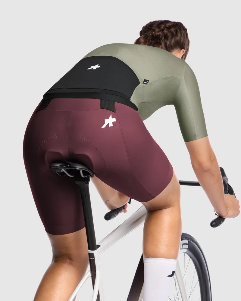 Assos Uma GT S11 Evo Kurzarm Radtrikot Damen Edge Green