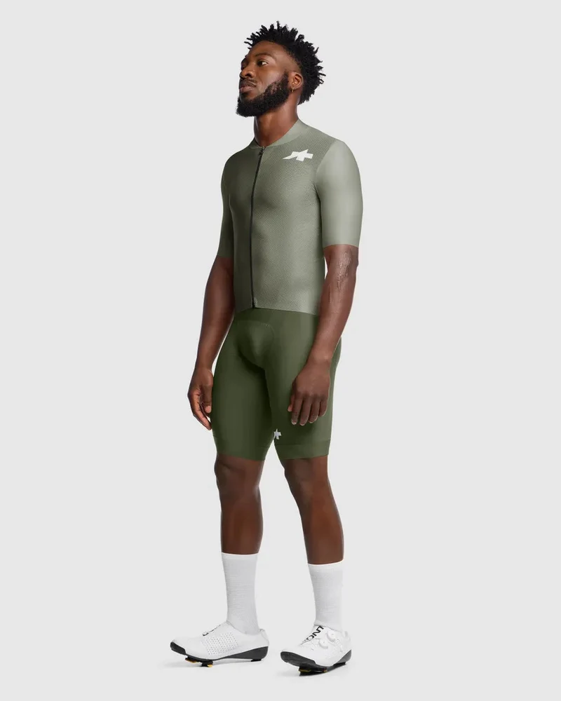 Assos Mille GT S11 Evo Kurzarm Radtrikot Mann Edge Green