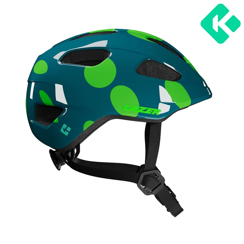 Lazer Helm Nutz 2.0 KC CE-CPSC Kinder Green Dots