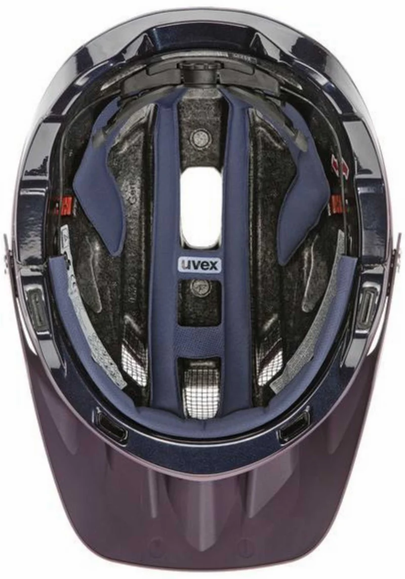 Uvex Quatro Integrale MTB-Helm plum - deep space matt
