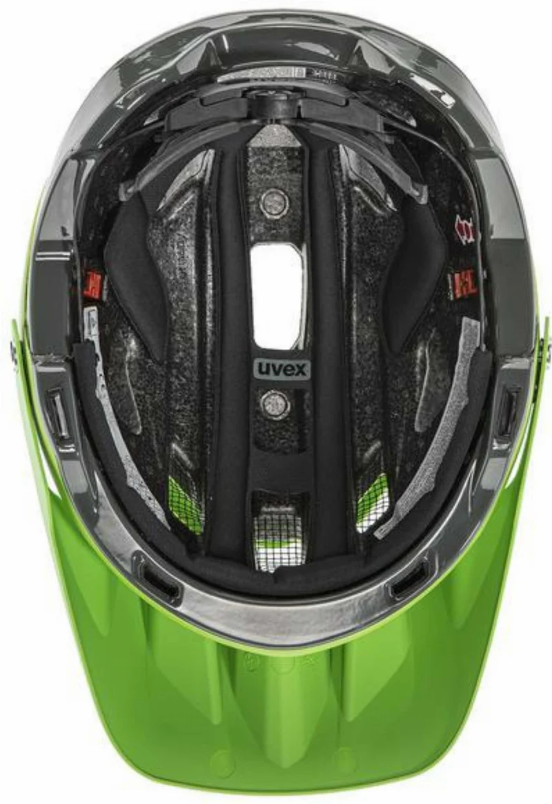 Uvex Quatro Integrale MTB-Helm lime anthracite matt