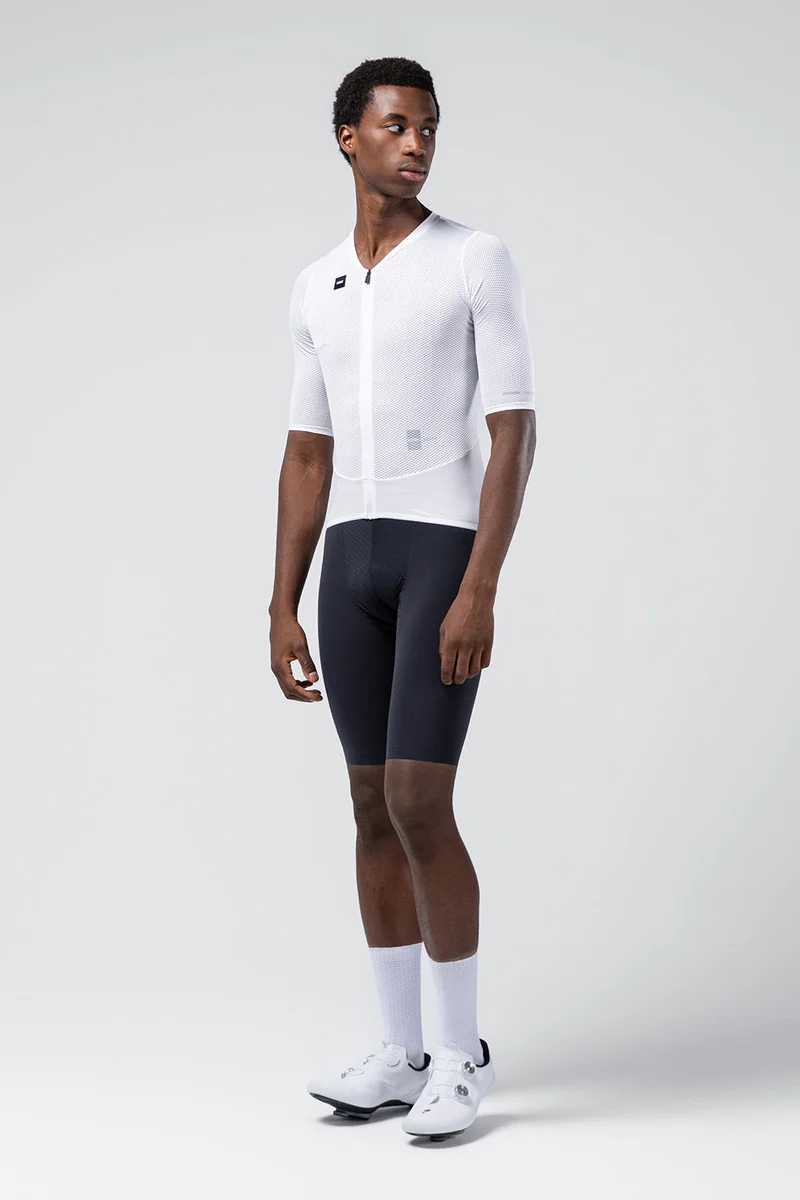 Gobik Kurzarm Radtrikot Carrera 3.0 Unisex Weiß