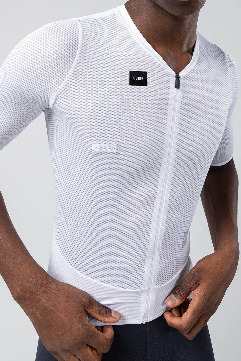Gobik Kurzarm Radtrikot Carrera 3.0 Unisex Weiß
