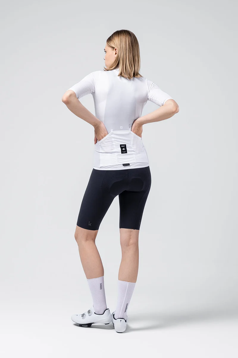 Gobik Kurzarm Radtrikot Carrera 3.0 Unisex Weiß