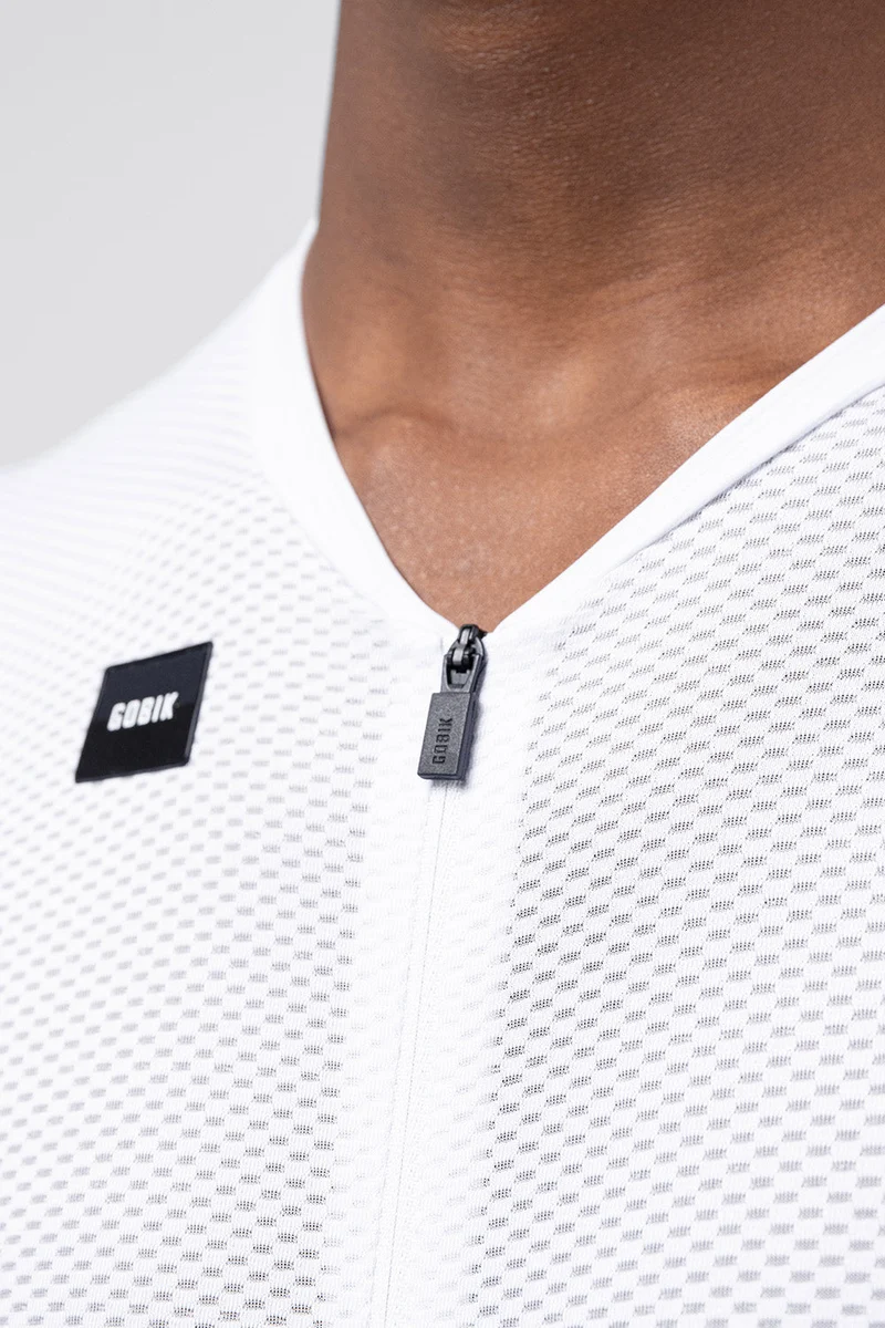 Gobik Kurzarm Radtrikot Carrera 3.0 Unisex Weiß