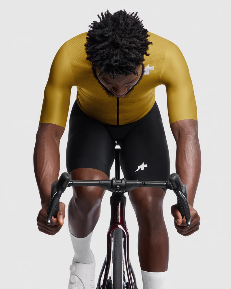Assos Mille GT S11 Evo Kurzarm Radtrikot Mann Golden Yellow