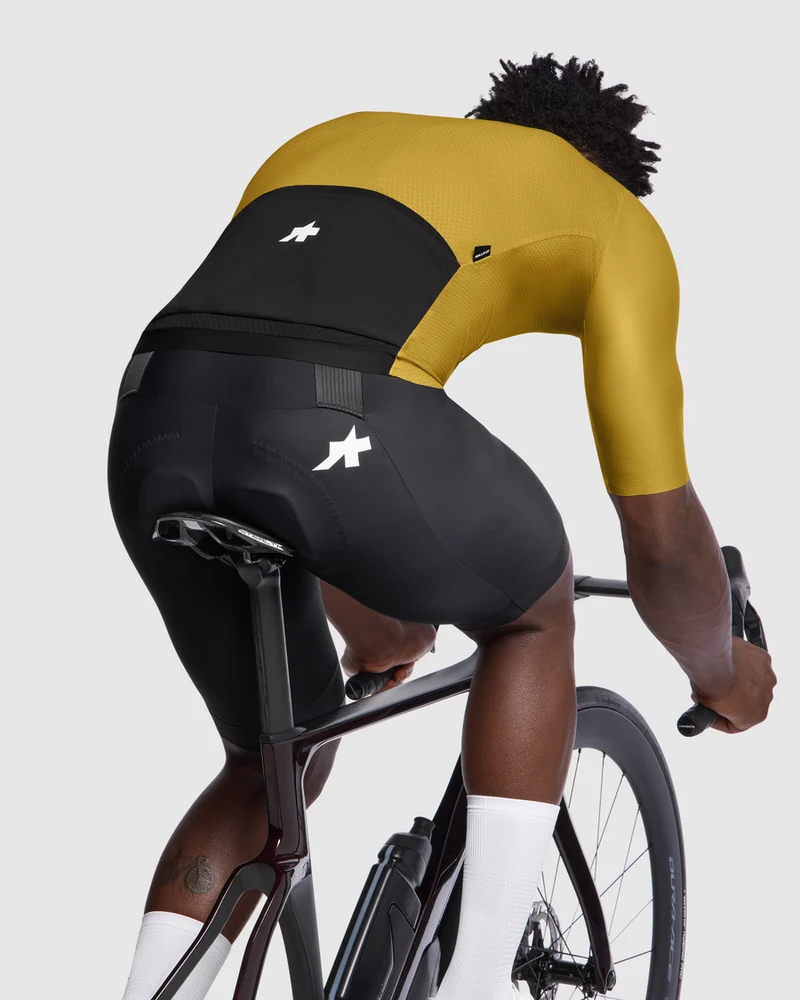 Assos Mille GT S11 Evo Kurzarm Radtrikot Mann Golden Yellow