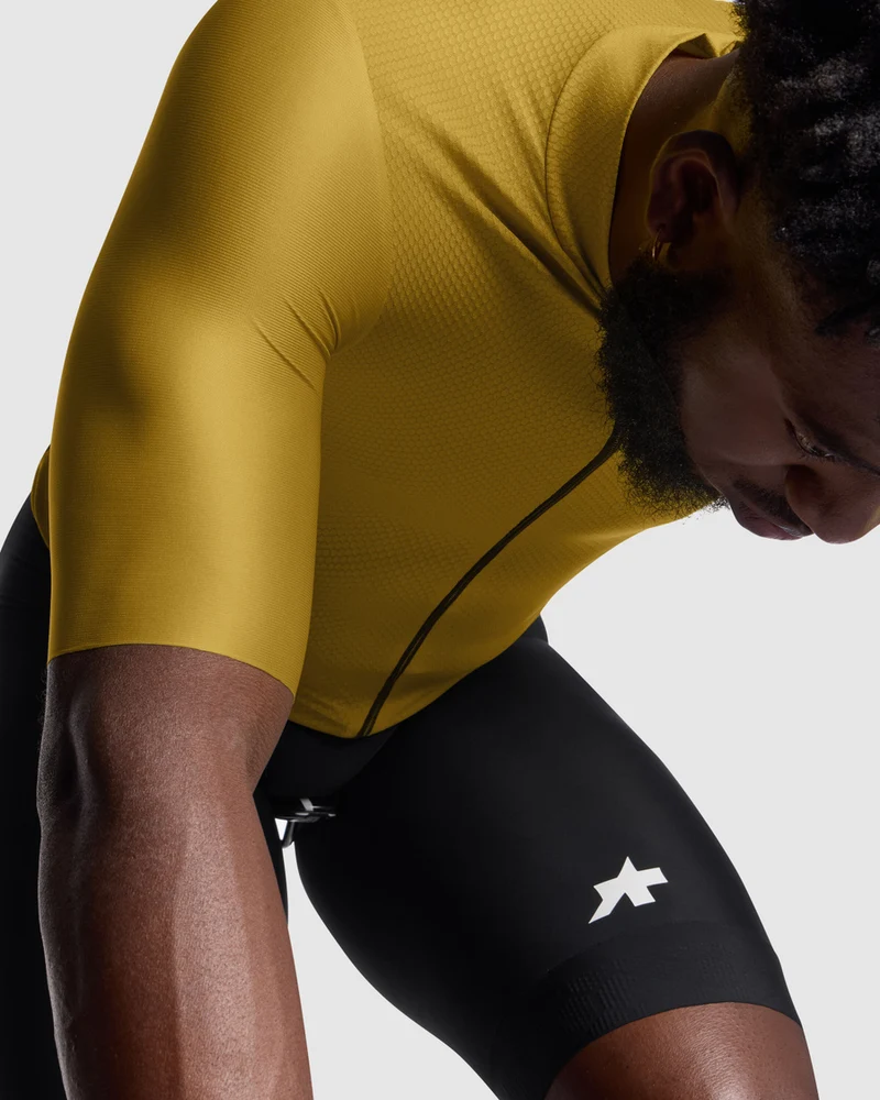Assos Mille GT S11 Evo Kurzarm Radtrikot Mann Golden Yellow