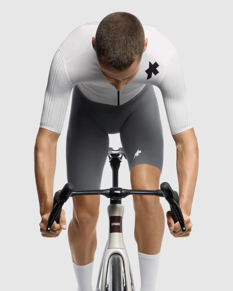 Assos Equipe RS S11 Kurzarm Radtrikot Mann White Edition